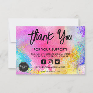 Watercolor Paint Splatter Media Insert