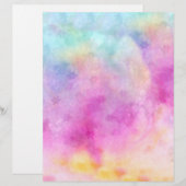 Watercolor painted Rice Paper (Front/Back)