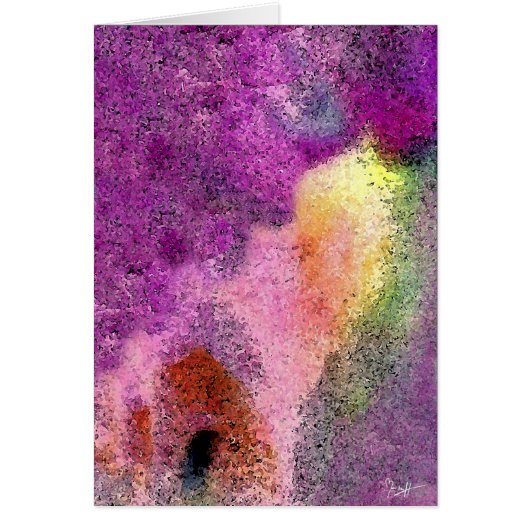 Watercolor painted Rice Paper Cards (Front)