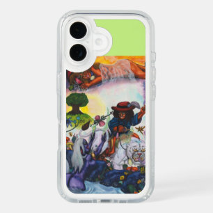 Watercolor Painting Eros ride Aurora Lioness Dream iPhone 16 Case