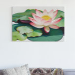 Watercolor Painting Of A Lotus Flower Poster at Zazzle