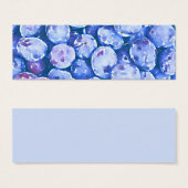 Watercolor Painting of Blue Plums (Front & Back)