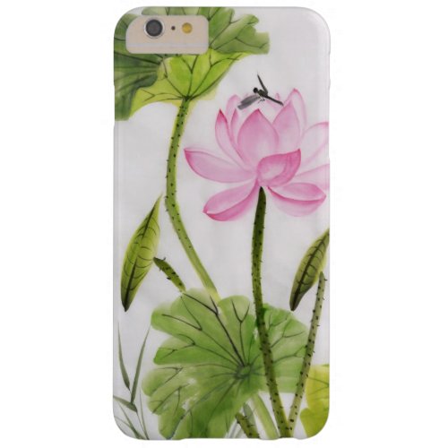 Watercolor Painting Of Lotus Flower 2 Barely There iPhone 6 Plus Case