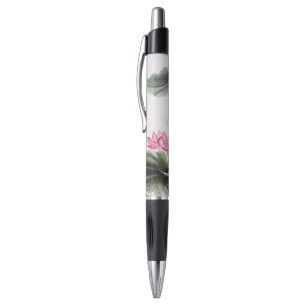 Watercolor Painting Of Lotus Flower 2 Pen