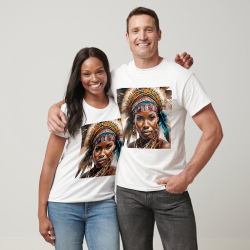 Watercolor Painting Set Hyper Realistic Character T_Shirt