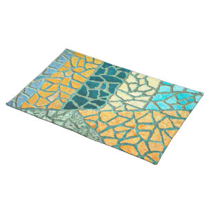 Watercolor Painting Stone Mosaic + your ideas Placemat