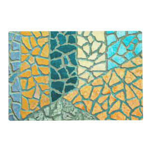 Watercolor Painting Stone Mosaic + your ideas Placemat