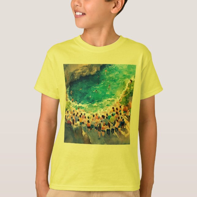Watercolor painting,  T-Shirt (Front)