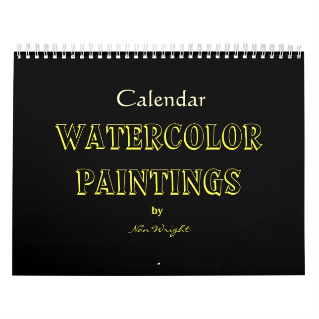Watercolor Paintings of Nan's Calendar (Cover)
