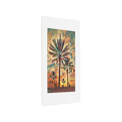 Watercolor Palm Abstract Art Print