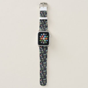 Watercolor Palm Pattern Apple Watch Band