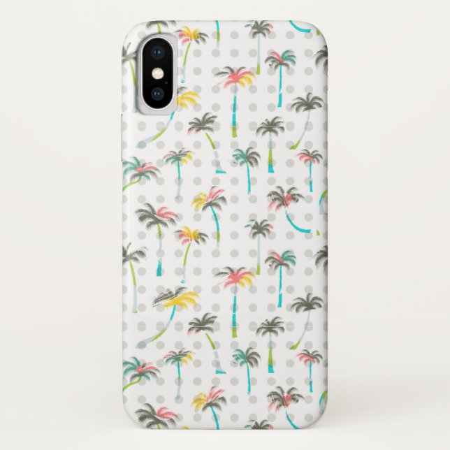 Watercolor Palm Trees Case-Mate iPhone Case (Back)