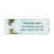 Watercolor Palm Trees New Address Label