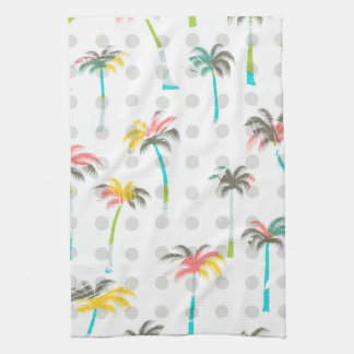 Watercolor Palm Trees Towel