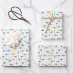 Watercolor Palm Trees Wrapping Paper Sheets