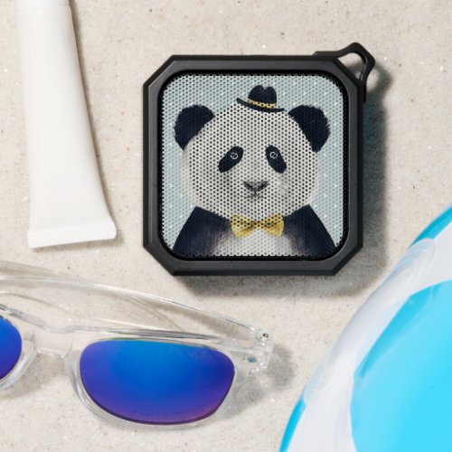 Watercolor Panda Bear Bluetooth Speaker