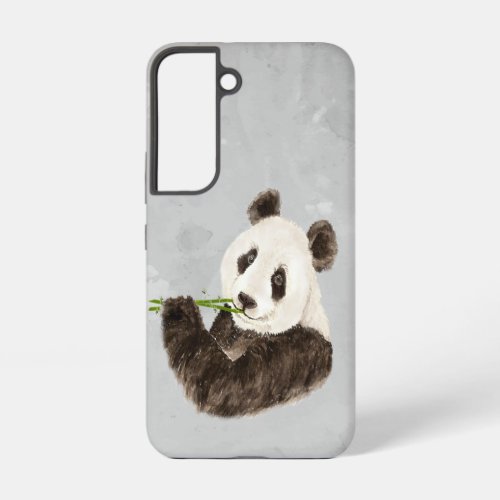 Watercolor Panda Bear Cute Asian Animal Nature Art Samsung Galaxy S22 Case