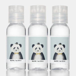 Watercolor Panda Bear Hand Sanitizer