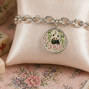 Watercolor Panda Joker Mahjong Cute  Bracelet