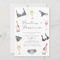 Watercolor Panties & Prosecco Bridal Shower