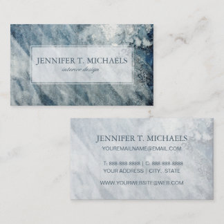 Watercolor paper. business card