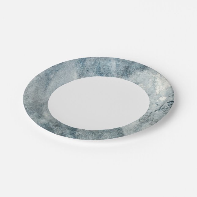 Watercolor paper. paper plates (Angled)