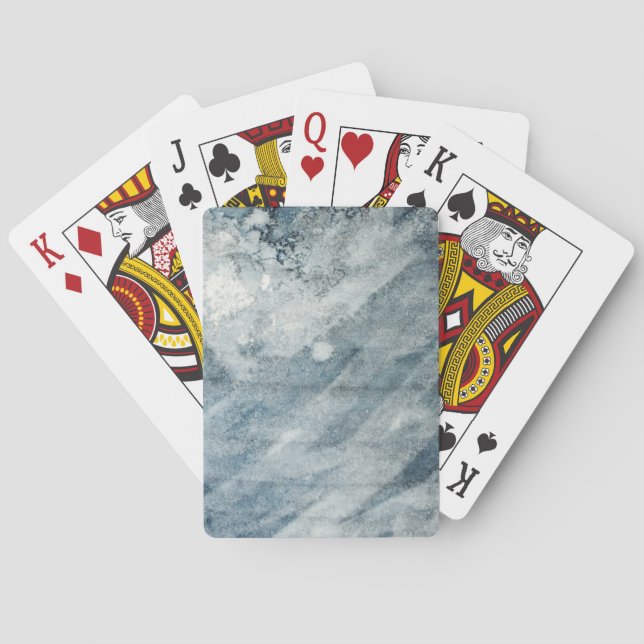 Watercolor paper. poker cards (Back)