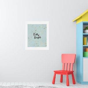Watercolor Paper Texture Background Poster