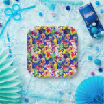 Watercolor Parrots Paper Plates