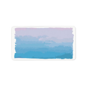 WATERCOLOR PASSION Return Address label