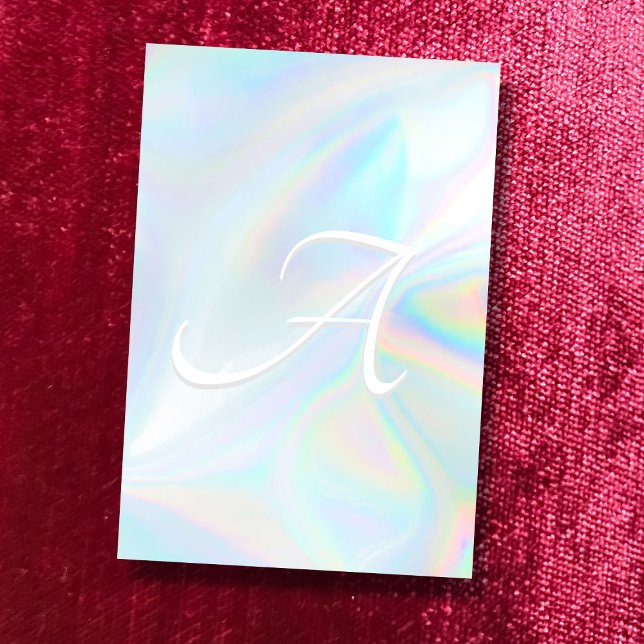 Watercolor pastel abstract custom initial monogram post-it notes (Creator Uploaded)