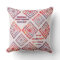 Watercolor Patchwork With White Pillow by KCS