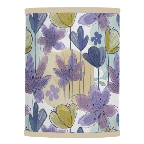 Watercolor pattern colorful lamp shade