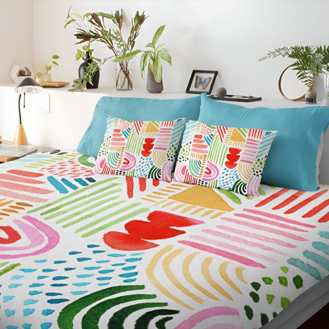 Watercolor Pattern Duvet Cover (Creator Uploaded)