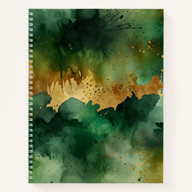 WATERCOLOR PATTERN NOTEBOOK (Front)