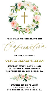 confirmation invitations zazzle