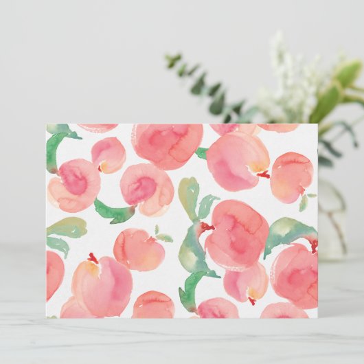 Watercolor Peaches (Standing Front)