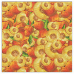 Watercolor Peaches Fabric
