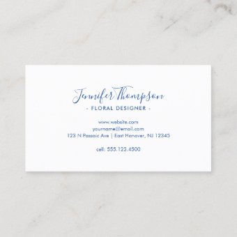 Watercolor Peacock Feather Business Card | Zazzle