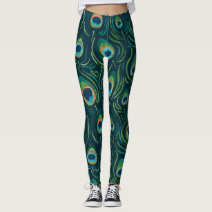 Women's Peacock Feather Leggings