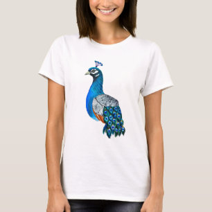 Watercolor peacock T-Shirt