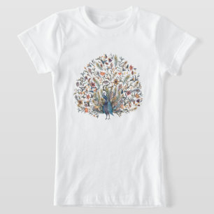 Watercolor Peacock T-Shirt
