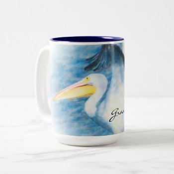 Watercolor Pelican  Mug 17 by signlady29 at Zazzle