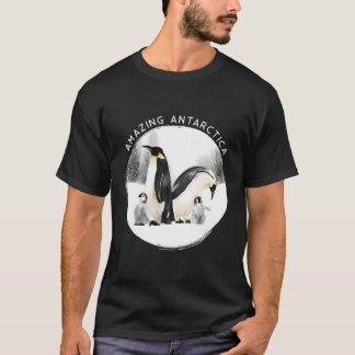 Watercolor Penguins Antarctica T-Shirt