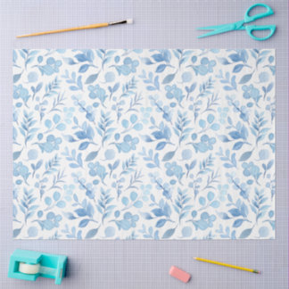 Watercolor peony floral decoupage tissue paper