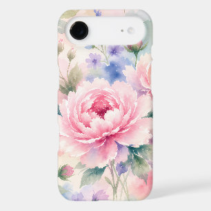 Watercolor Peony Flower iPhone 17 Air Case