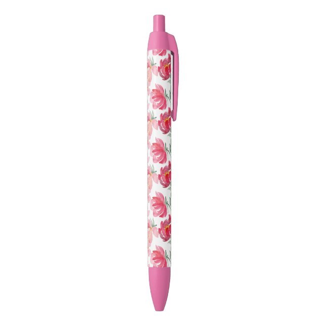 Watercolor Peony Pattern Pen (Bottom (Vertical))