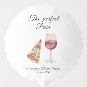 Watercolor Perfect Pair Bridal Shower Balloon