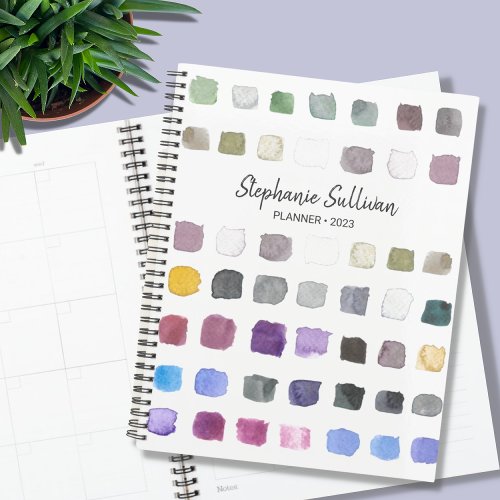 Watercolor Personalized 2023 Planner