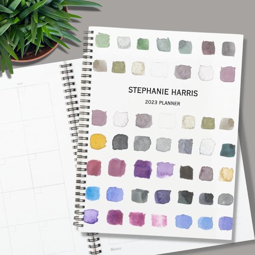 Watercolor Personalized 2023 Planner